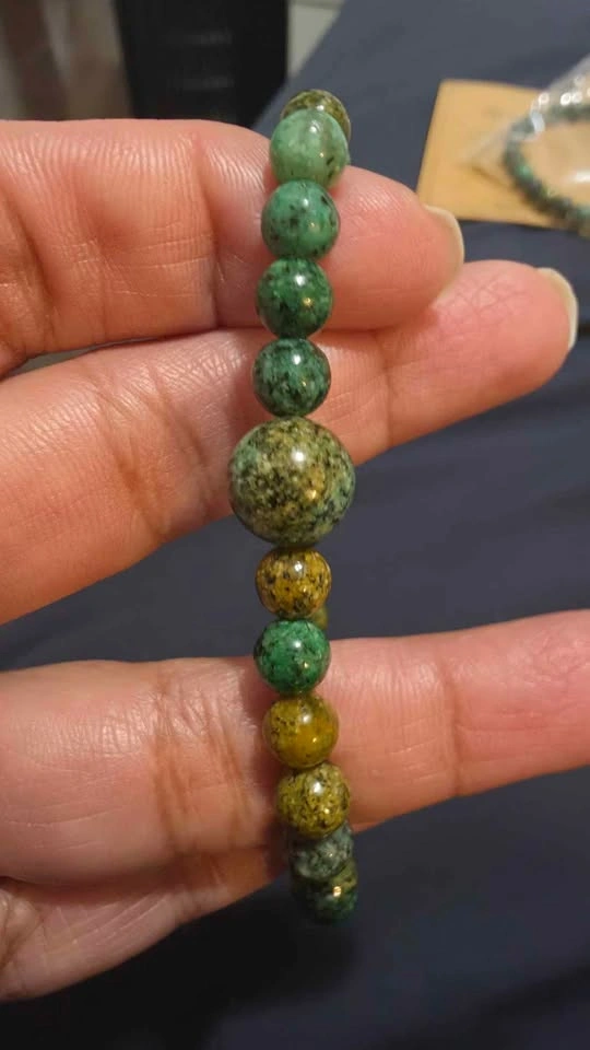 Natural Turquoise Bead Bracelet. 2 for $30 or 1 for $20 - photo 3