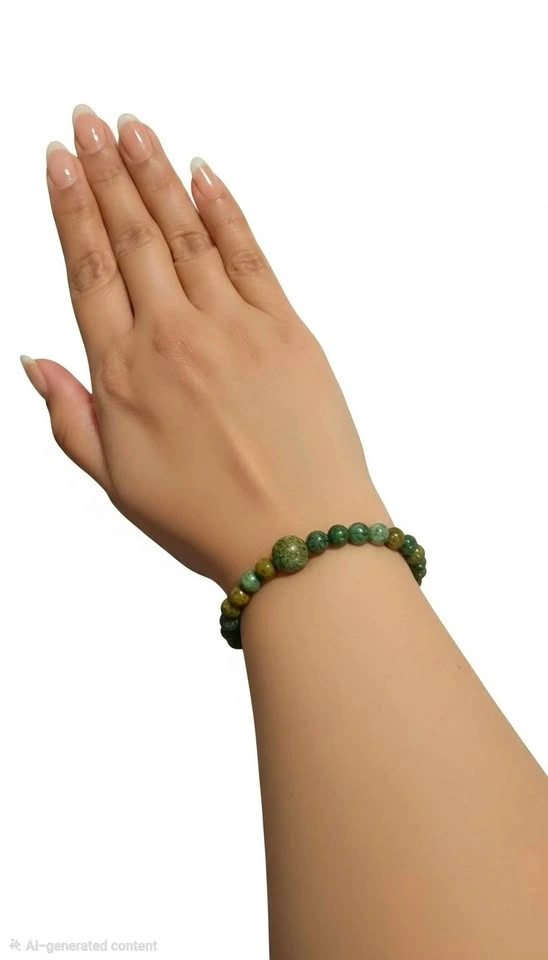Natural Turquoise Bead Bracelet. 2 for $30 or 1 for $20 - photo 4