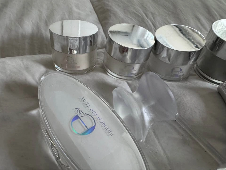 Dip Powder Nails Bundle - French Manicure & Shimmer Colors - photo 5