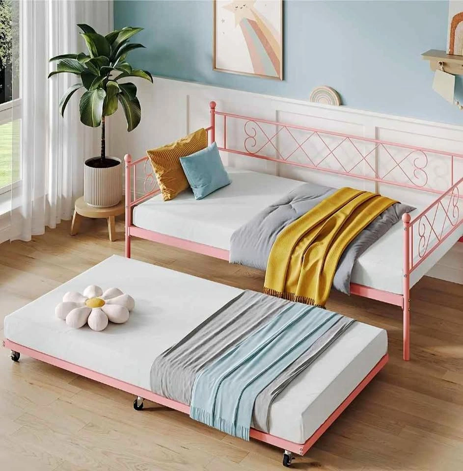 GarveeHome Twin Daybed with Pull-Out Trundle