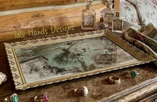 Ballerina Vanity Mirror Tray - photo 2