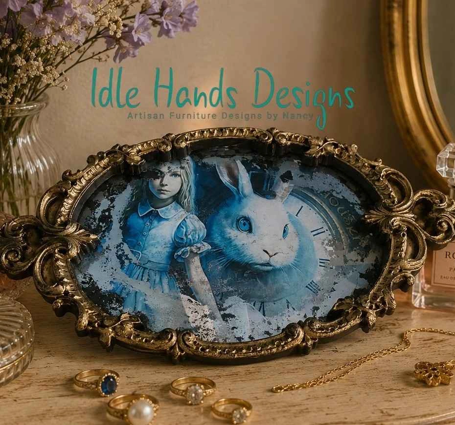 Mirror Tray - Alice In Wonderland - photo 2