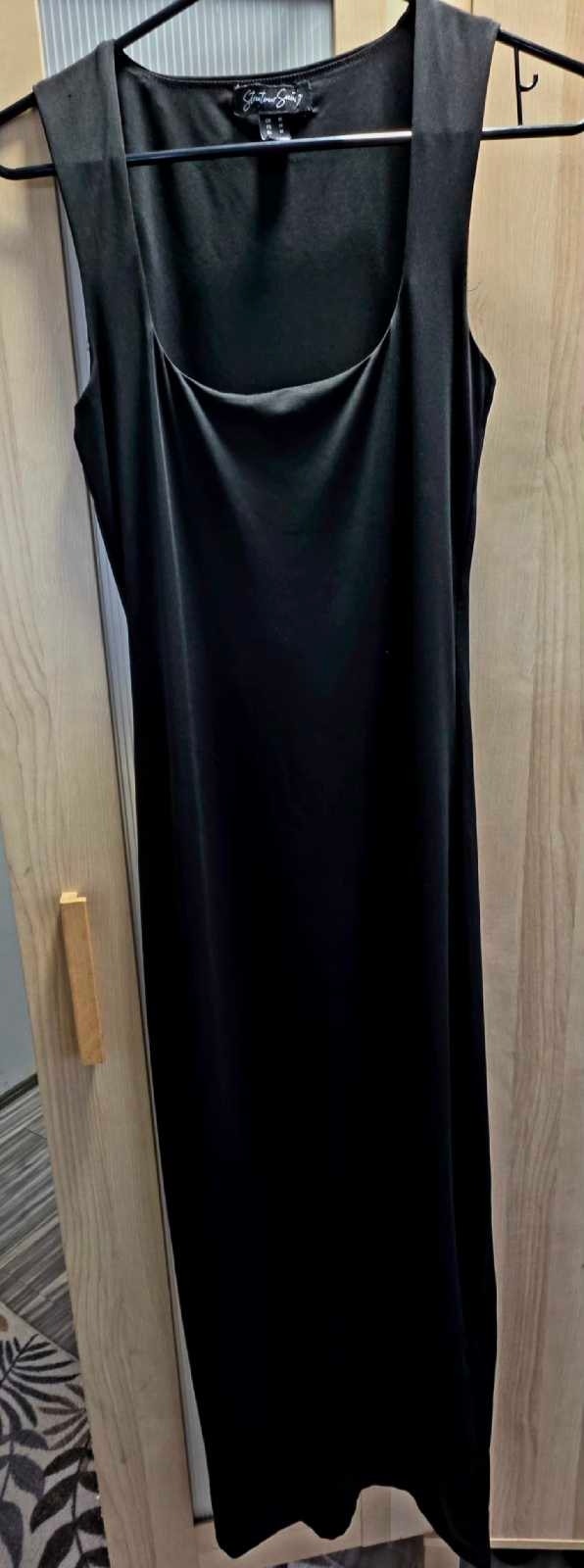 Streetwear Society Black Scoop Neck Dress Back Slit – S - photo 2
