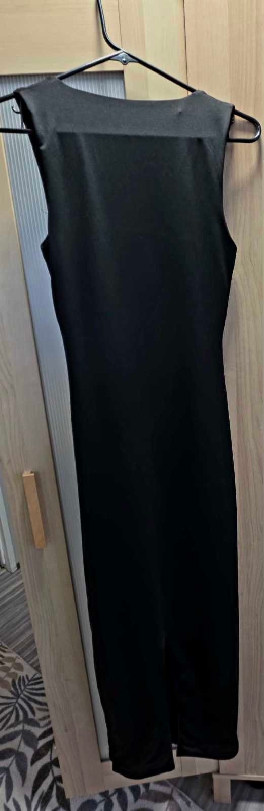 Streetwear Society Black Scoop Neck Dress Back Slit – S - photo 4