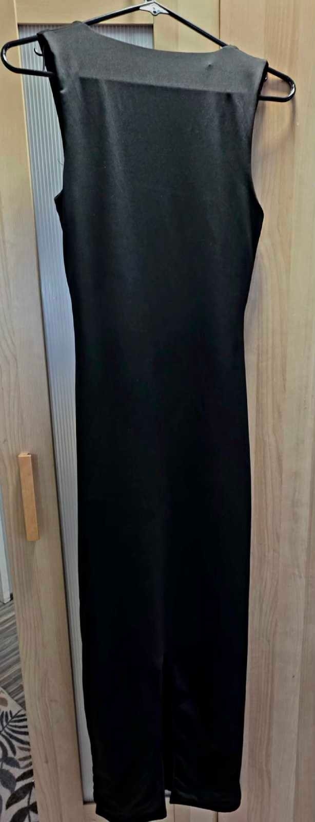 Streetwear Society Black Scoop Neck Dress Back Slit – S - photo 5