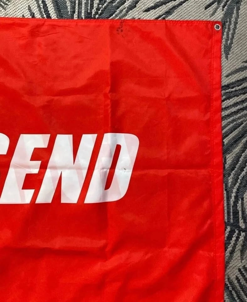 Nelk Boys Full Send Red/White Full Size Flag Rare Limited Drop - photo 4