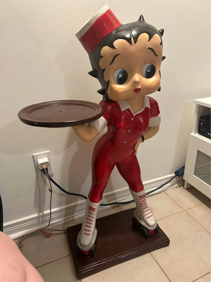 Large Betty Boop Diner Waitress Statue - photo 2