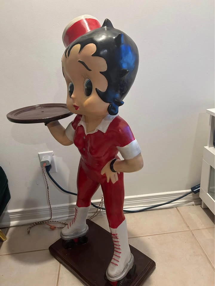 Large Betty Boop Diner Waitress Statue - photo 3