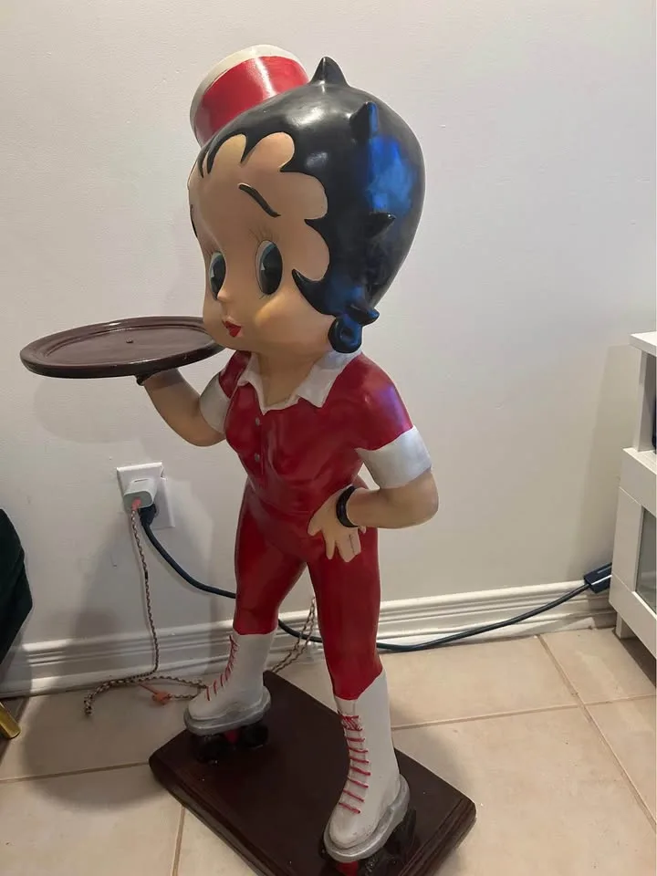 Large Betty Boop Diner Waitress Statue - photo 3