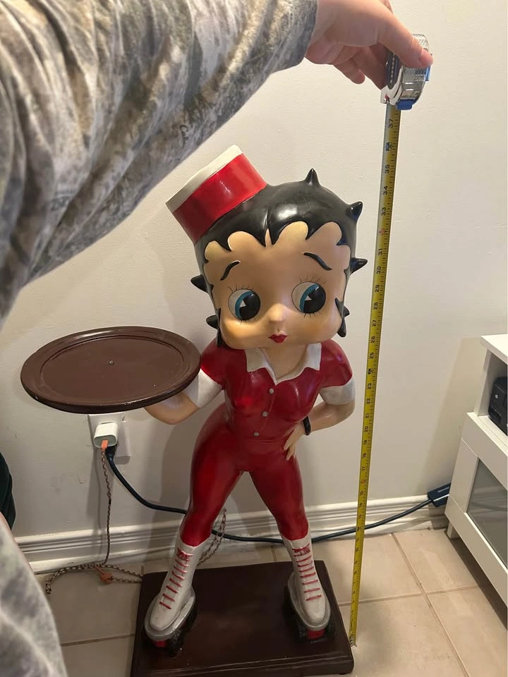 Large Betty Boop Diner Waitress Statue - photo 5