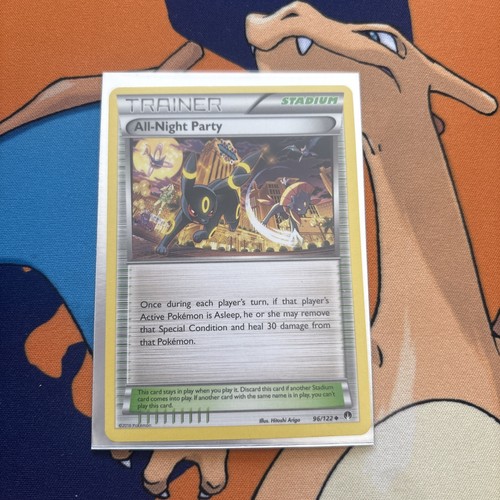 2016 All-Night Party 96/122 UC BREAKpoint Pokemon LP - photo 3