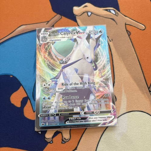 Ice Rider Calyrex VMAX 046/198 Chilling Reign Holo MINT - photo 3