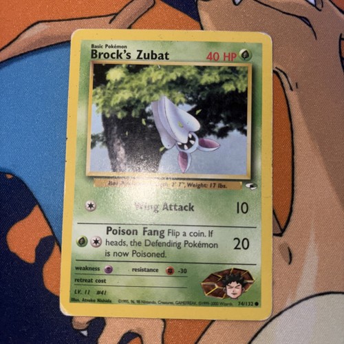 Brocks Zubat 74/132 HP Gym Heroes
