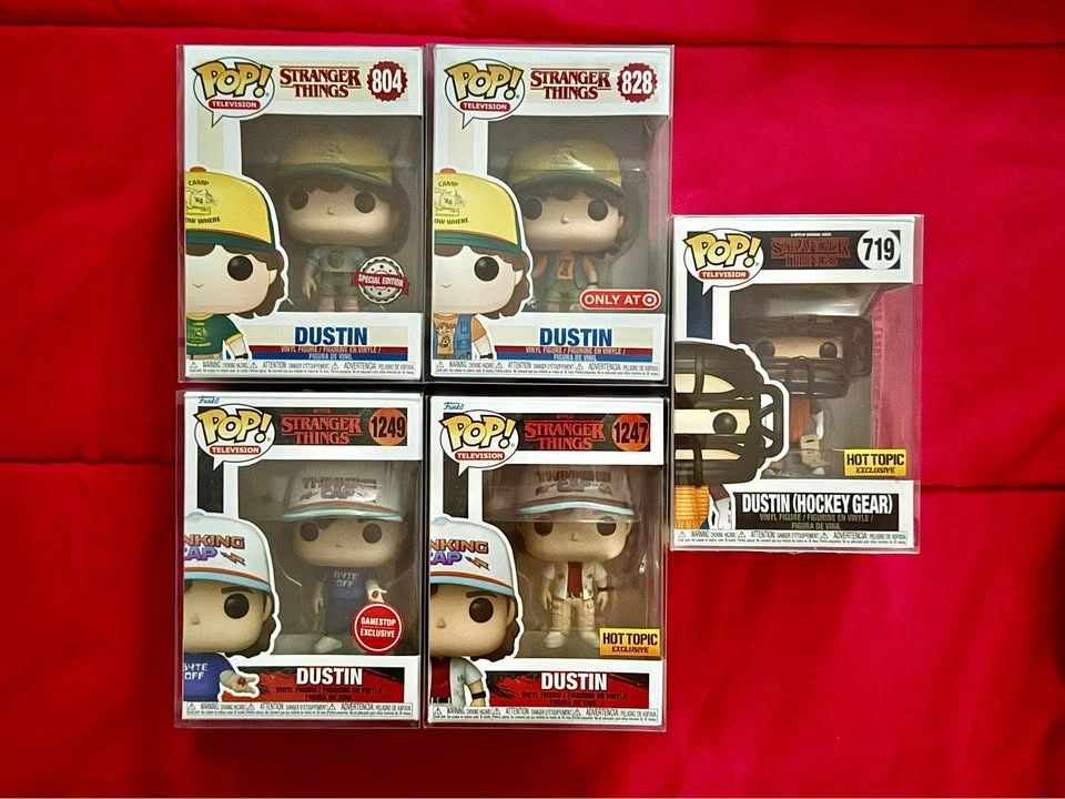 Stranger Things - Exclusive Funko Pops - Dustin