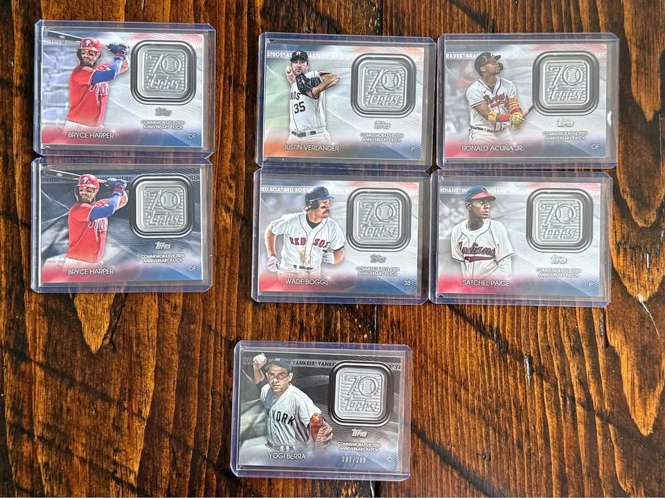 Topps Baseball Anniversary Patch Lot