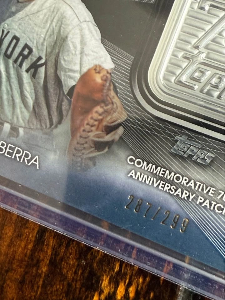 Topps Baseball Anniversary Patch Lot - photo 2