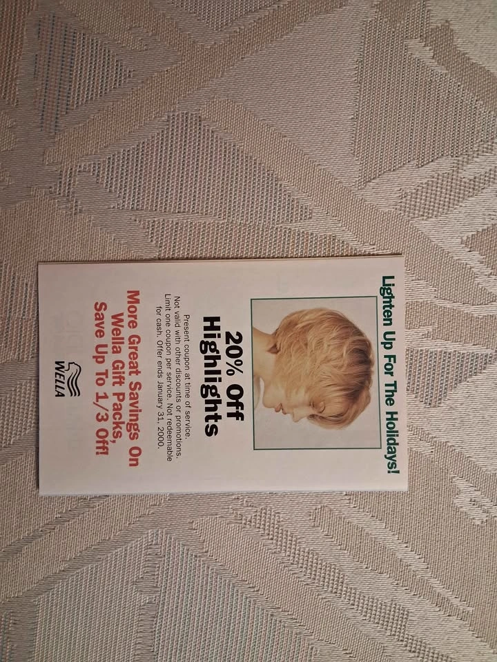 Vintage 1999 Sears The Hair Studio Ad Insert Coupon Ephemera - photo 3