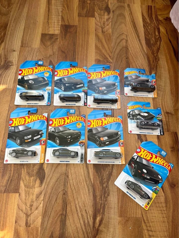 Hot Wheels Euro Car Collection - Porsche, Audi, Mercedes-Benz, M
