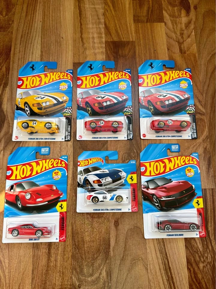 Ferrari HotWheels Lot