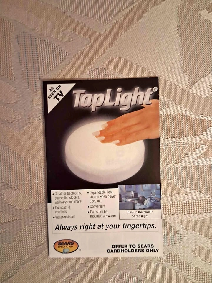 Vintage 2000 Sears TapLight Advertising Mailer