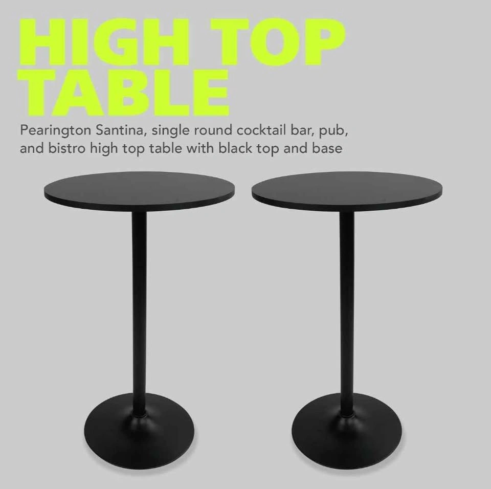 NEW High Top Cocktail Bar Tables - 2 Pack - photo 3