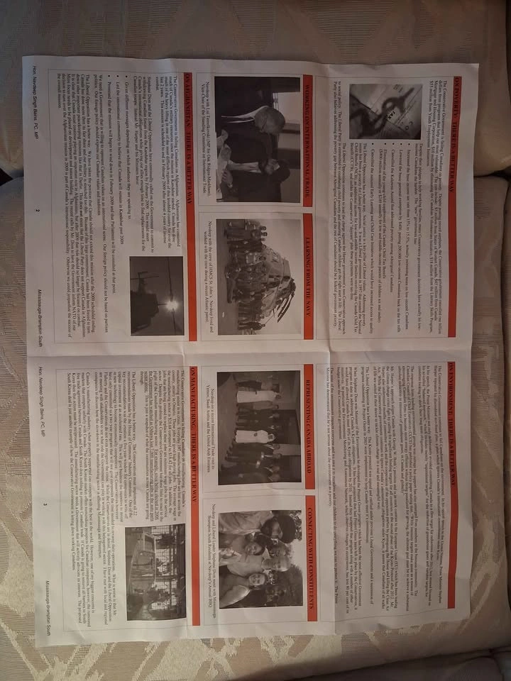 Vintage 2007 Mississauga Brampton Political Historical Ephemera - photo 2