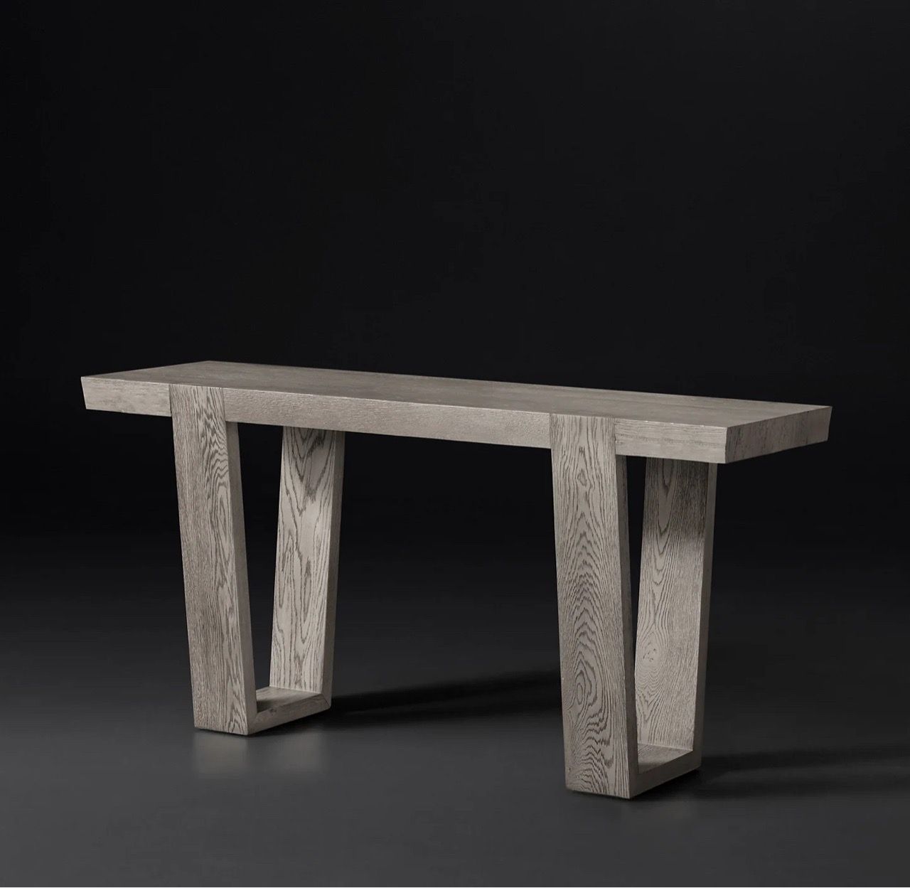 Almost Free - White Oak Console Table / Desk