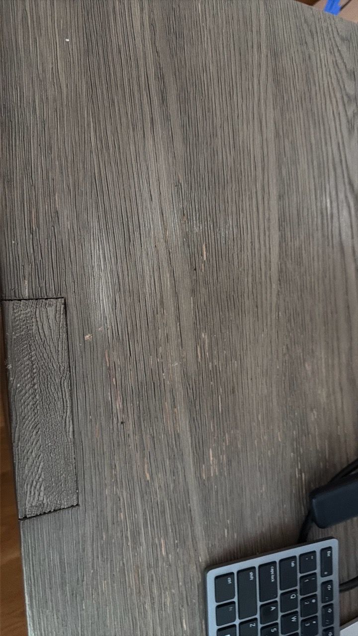 Almost Free - White Oak Console Table / Desk - photo 4