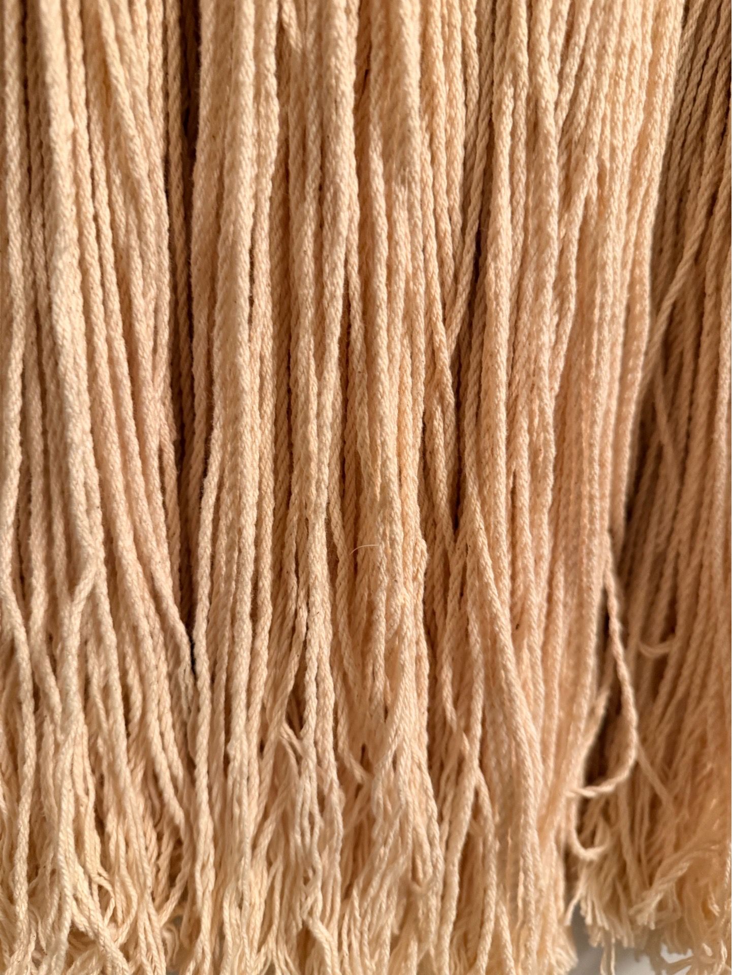 New Handmade Mexican Cotton and Wood Boho Wall Hanging - photo 2