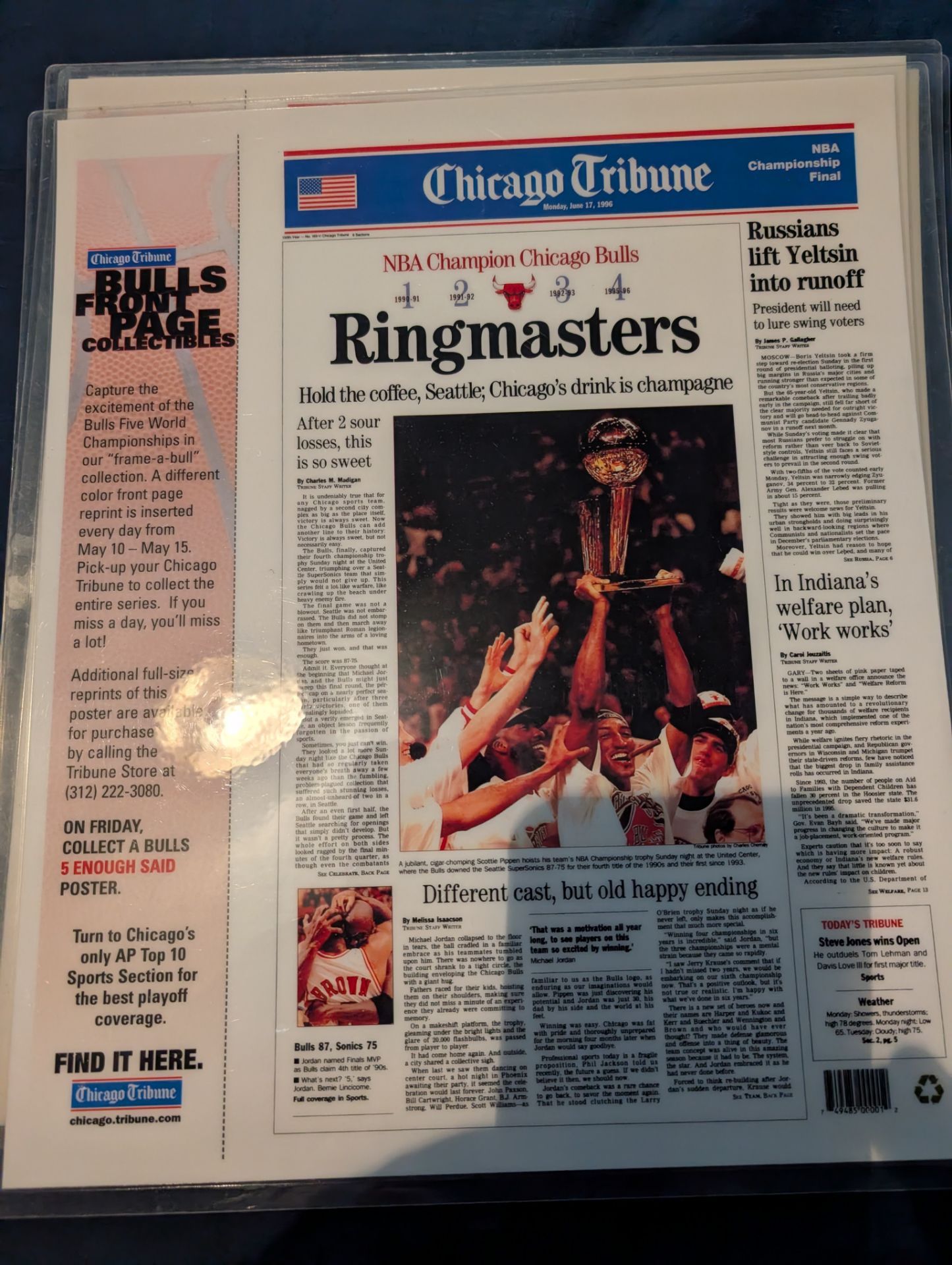 Bulls front page collectables - photo 5