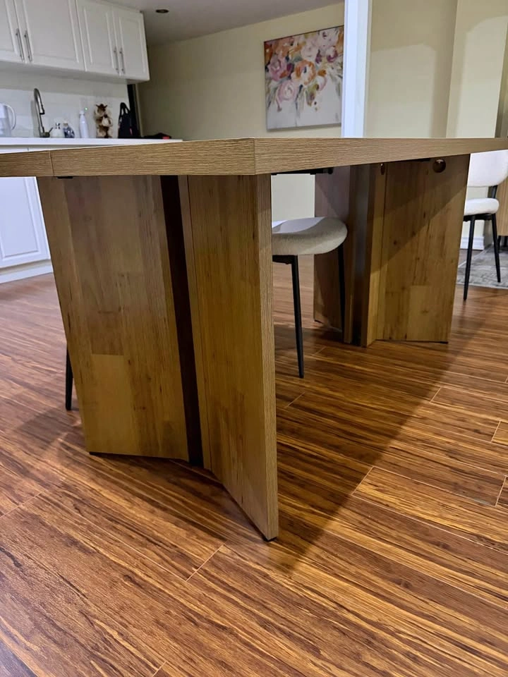 Tribesigns 63" Walnut Dining Table (Like New)