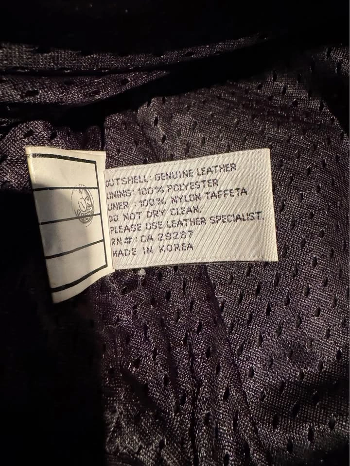New Joe Rocket Silver Stripe Ladies Leather Motorcycle Jacket - photo 5