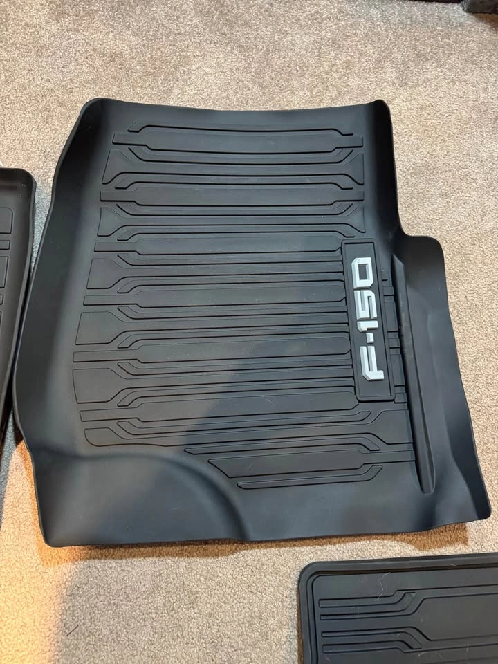 New Ford F-150 Super Crew Winter Rubber Mats Fits 2015-2026 - photo 2