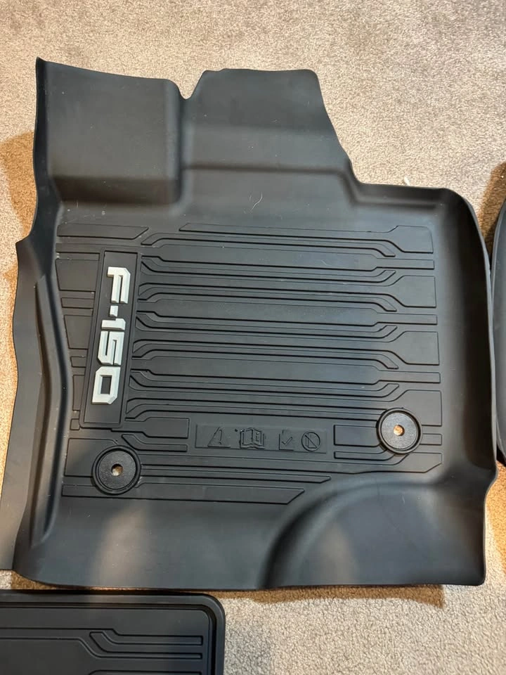 New Ford F-150 Super Crew Winter Rubber Mats Fits 2015-2026 - photo 3