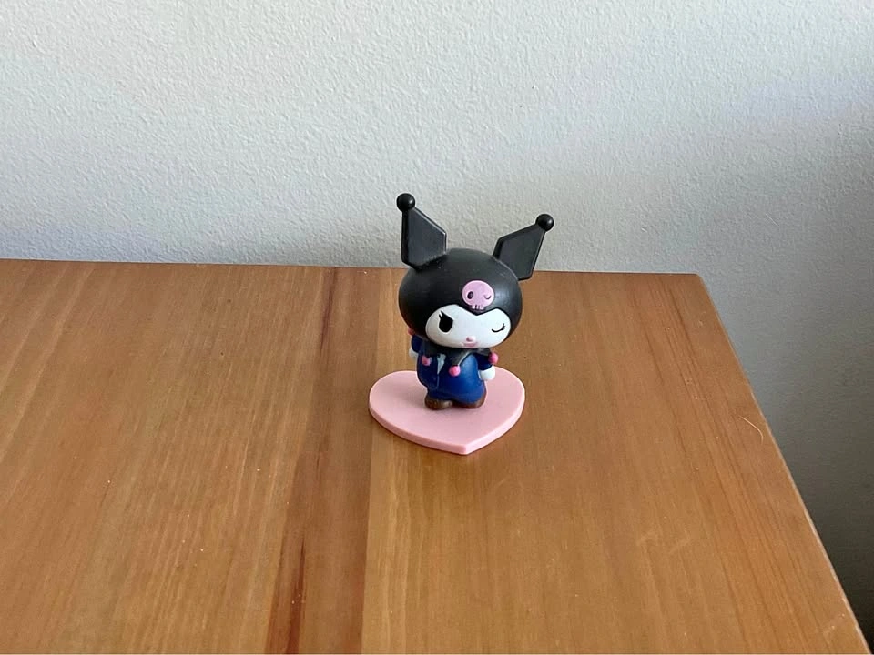 Sanrio Japan Gachapon Kuromi Business Suit Kawaii Figure