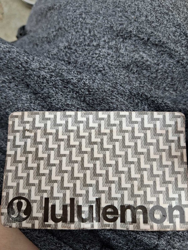 Lululemon gift card