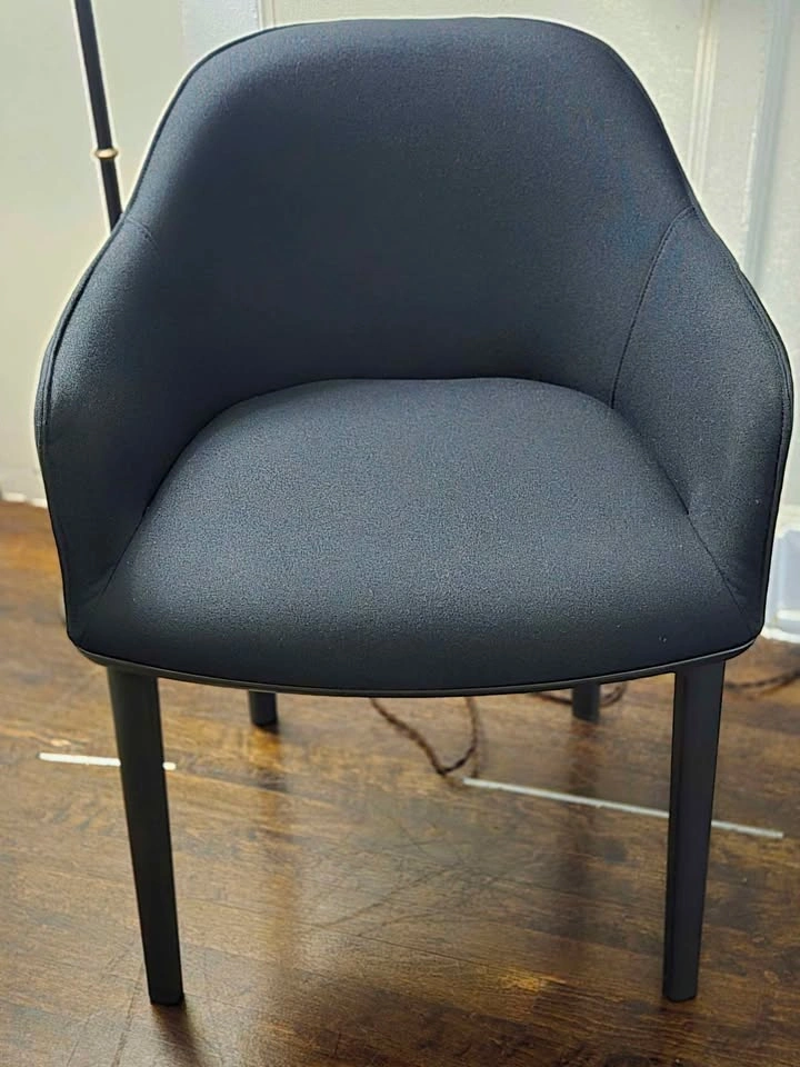 Authentic Vitra Softshell Chair by Bouroullec - Dark Blue - photo 2