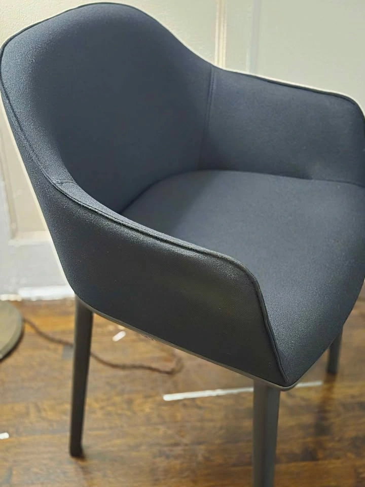 Authentic Vitra Softshell Chair by Bouroullec - Dark Blue - photo 3