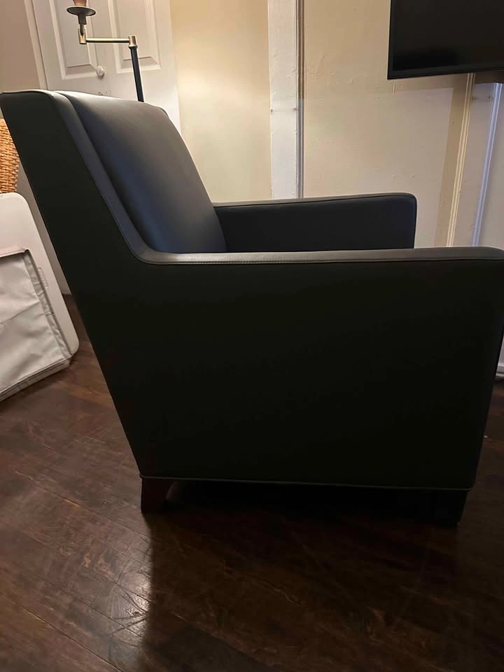 Bernhardt Genuine Leather Lounge Chair / Executive Office Armcha - photo 3