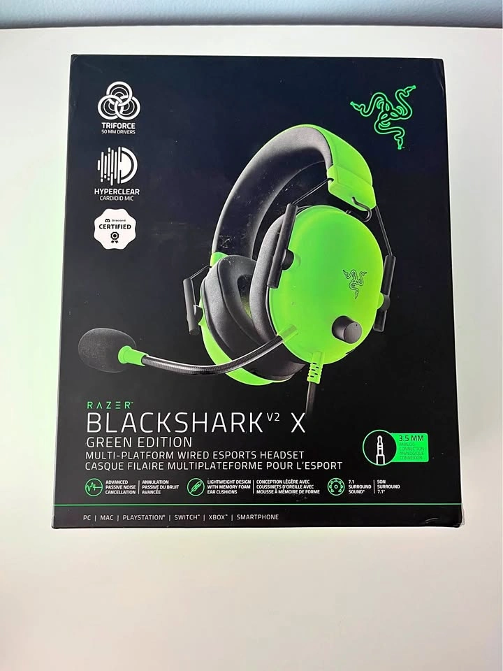 Razer BlackShark V2 X Gaming Headset – Green