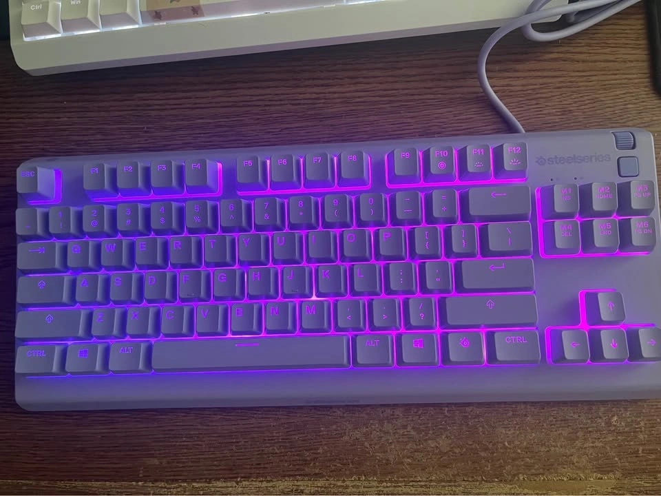 SteelSeries Apex 3 TKL Lavender RGB Gaming Keyboard - photo 3