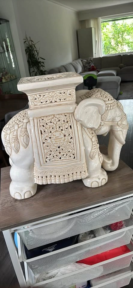 Ceramic Decorative Asian Elephant - photo 4