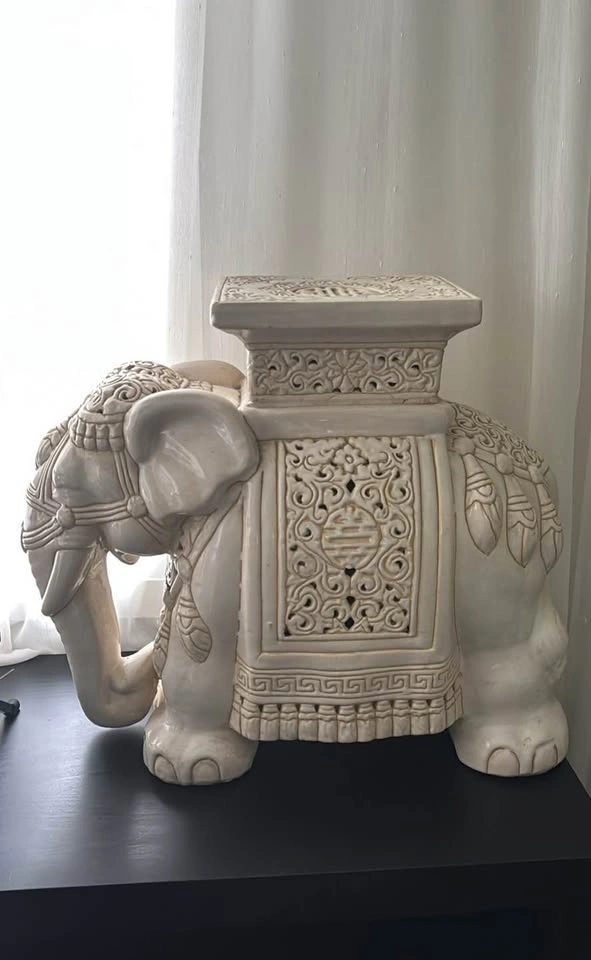 Ceramic Decorative Asian Elephant - photo 5