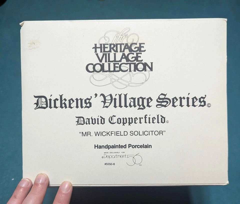 Department 56 - Dickens' Village Series - Mr. Wickfield Solicito - photo 2