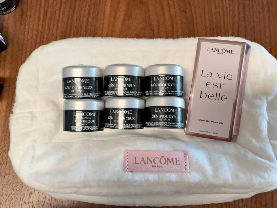 Lancôme Eye Cream 5ml*6=30ml + Free Perfume Mini & Bag
