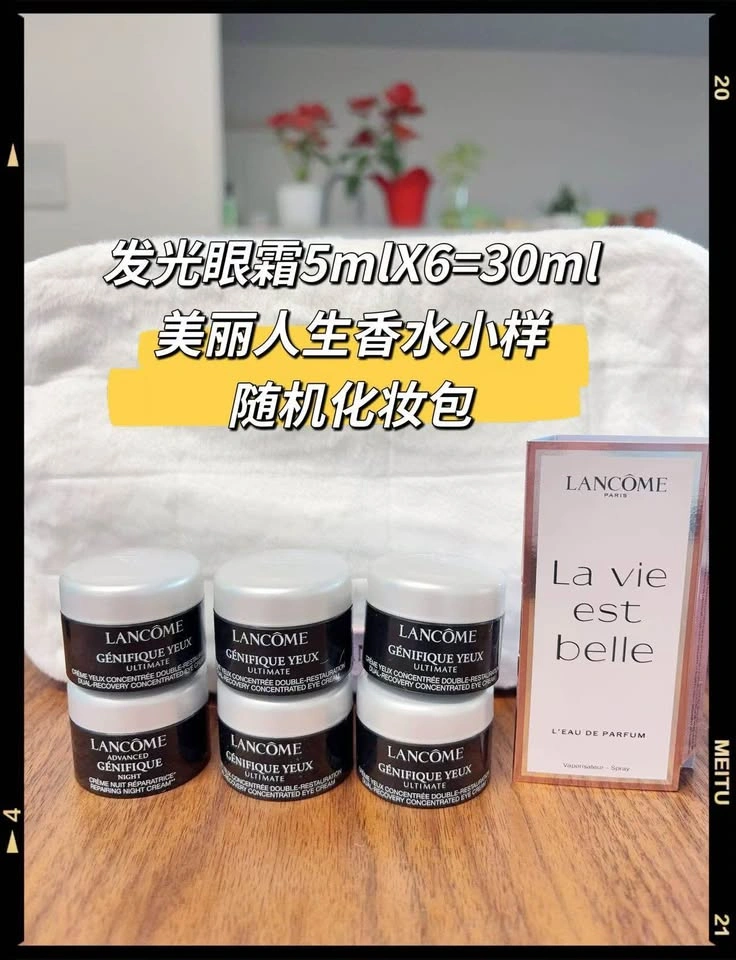Lancôme Eye Cream 5ml*6=30ml + Free Perfume Mini & Bag - photo 2