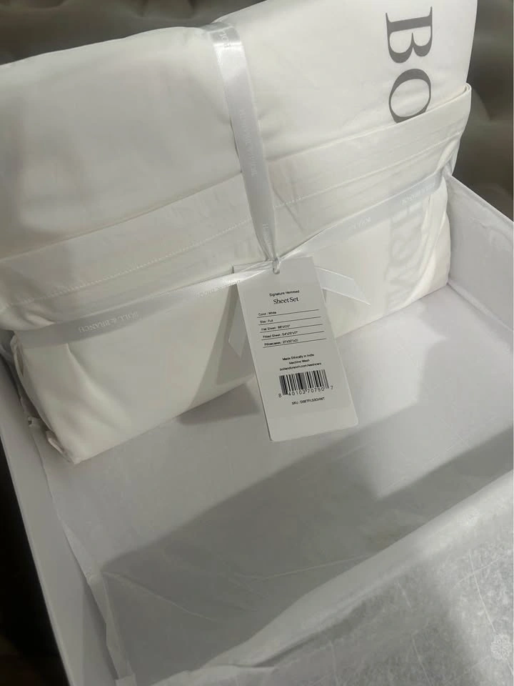 New Never Opened: (Full) Boll and Branch Signature Hemmed Sheet - photo 2