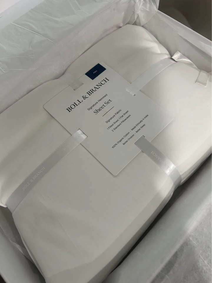 New Never Opened: (Full) Boll and Branch Signature Hemmed Sheet - photo 3