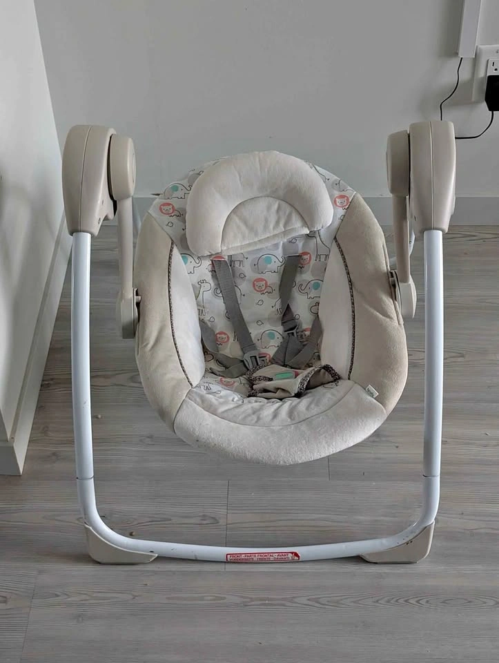 Ingenuity Comfort & Harmony Portable Swing, Cozy Kingdom
