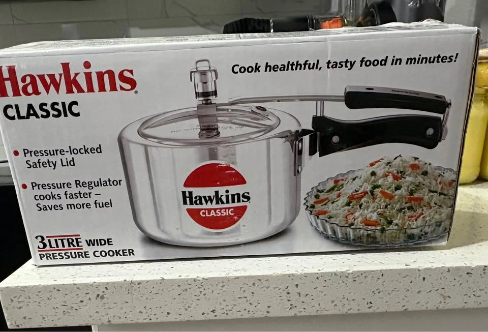 Hawkins Classic 3L Wide Aluminium Pressure Cooker - photo 2